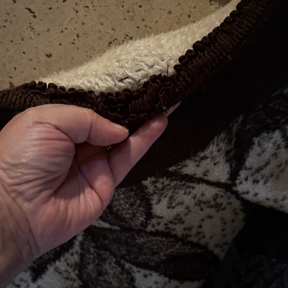 Vintage San Marcos Leopard on Tree Blanket Gently Loved 87”x54” Reversible - Picture 9 of 13